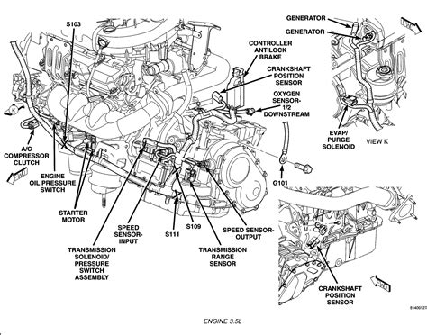 2008 dodge charger 2.7 oil pressure sensor location