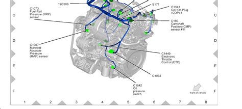 2013 ford edge oil pressure sensor location