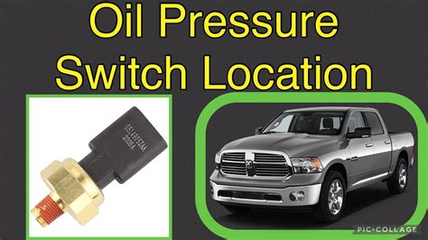 2017 dodge ram 1500 3.6 oil pressure sensor location