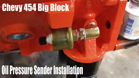 454 oil pressure sensor location