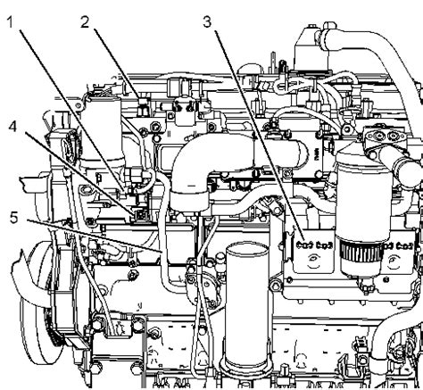 cat 3126 oil pressure sensor location